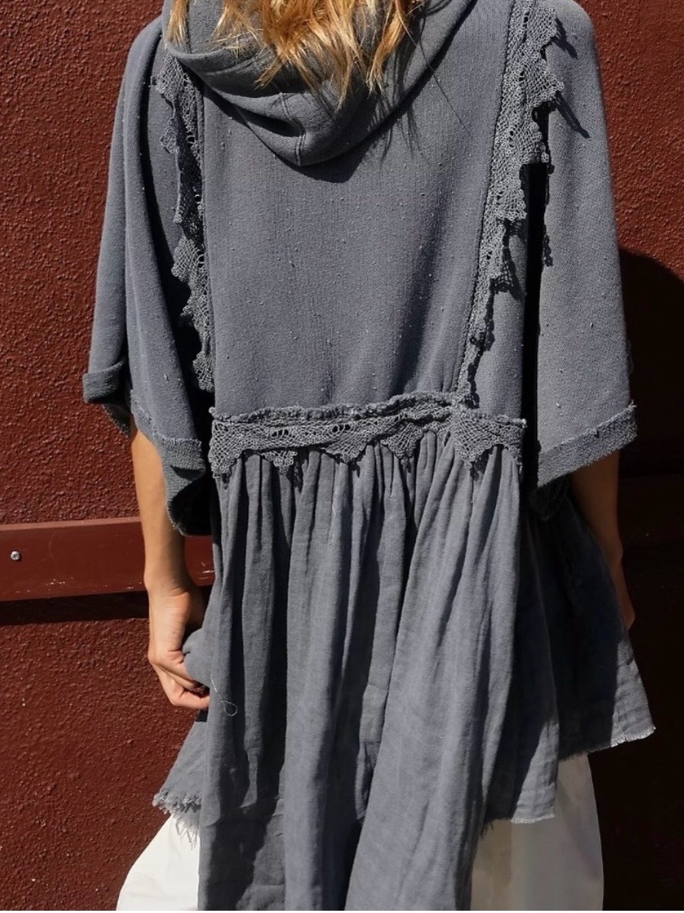 Free People Hey Girl Hoodie